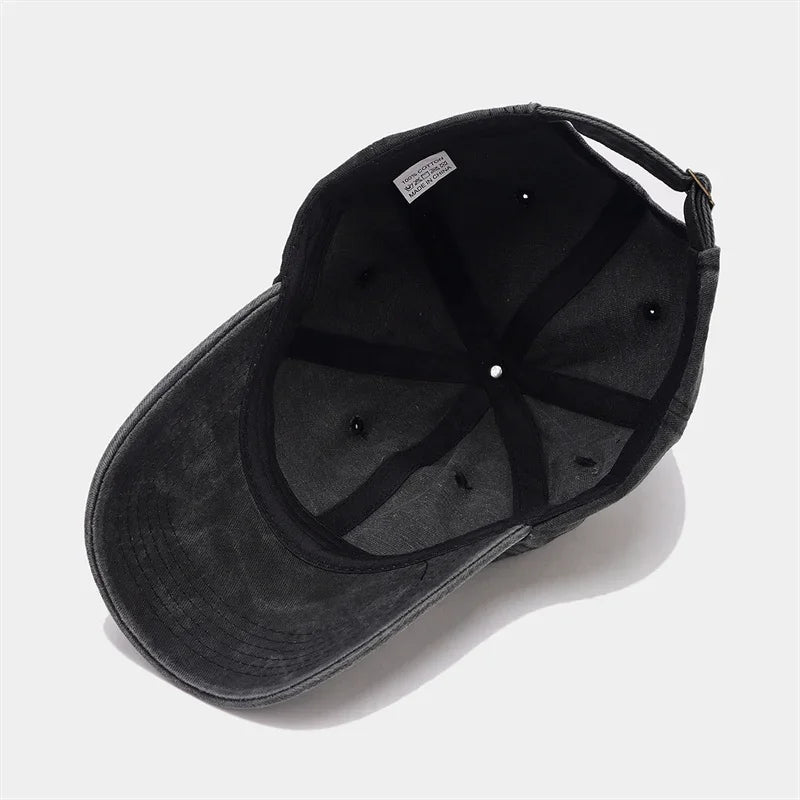 Four Seasons Cotton Letter Print Casquette Baseball Cap