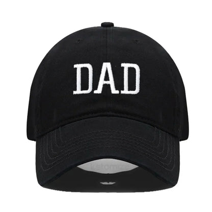 DAD MOM Embroidery Pure Cotton Baseball Cap Fashion Sport Golf Caps Sun Hat