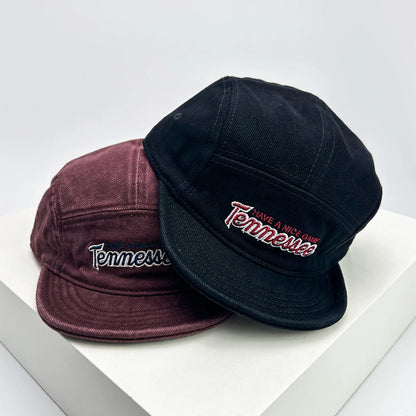 Retro Embroidered Letter Baseball Hats