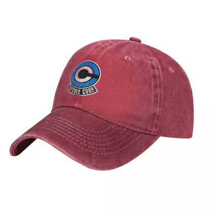 Capsule Corp Denim Baseball Cap Popular Design Sport Trucker Hat Summer