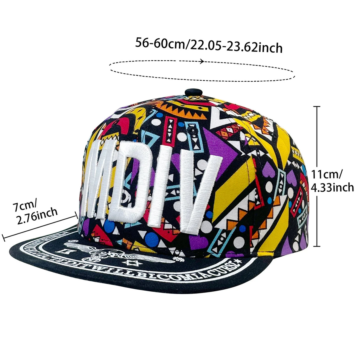 Personalized Flat-Brim Hip-Hop Hat