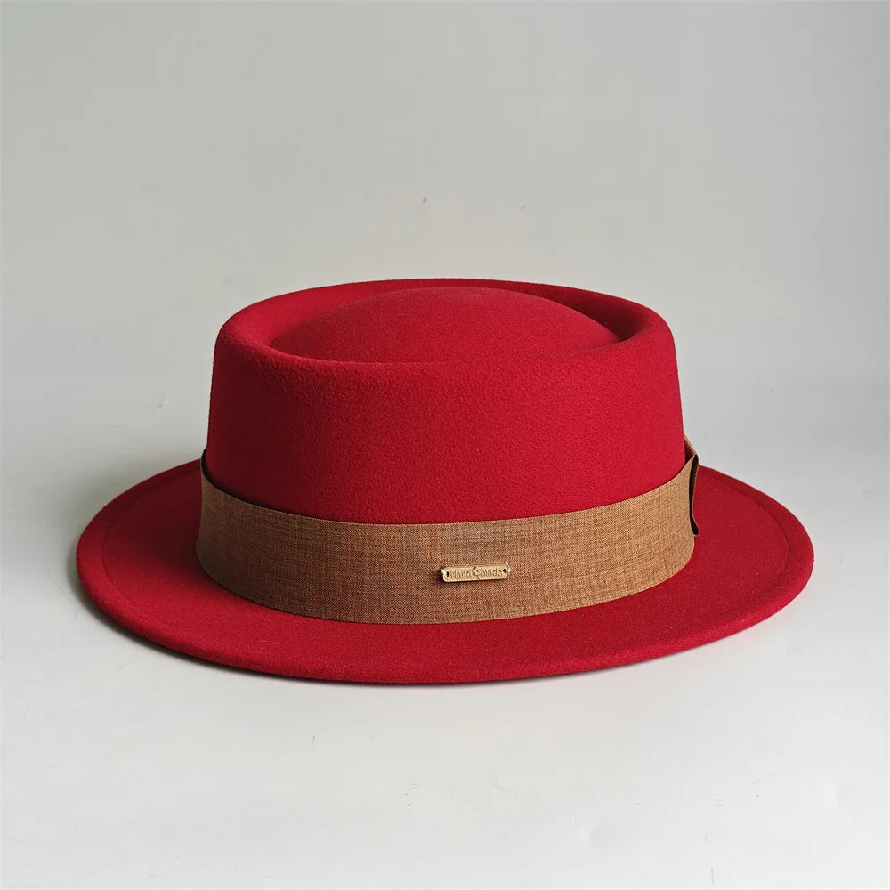 Autumn/Winter Fedora Hat For Women Soft Felt Hat - French Style Retro French