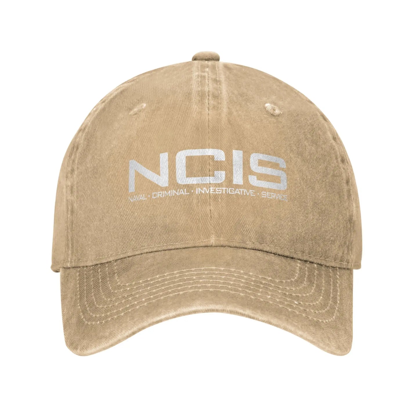 NCIS Naval Criminal Investigative Service Baseball Cap Retro Distressed Washed