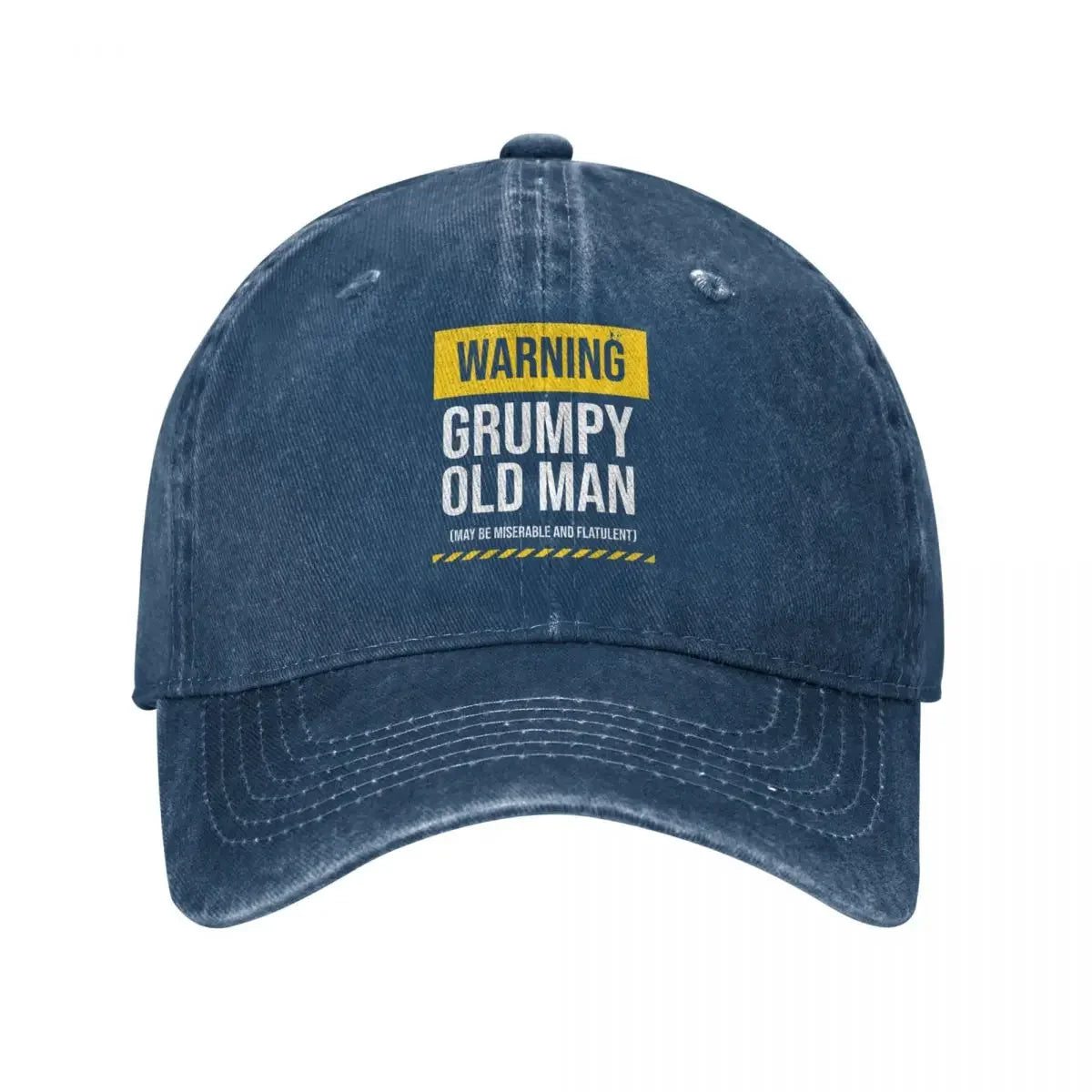 Warning Grumpy Old Man Men Women Baseball Cap