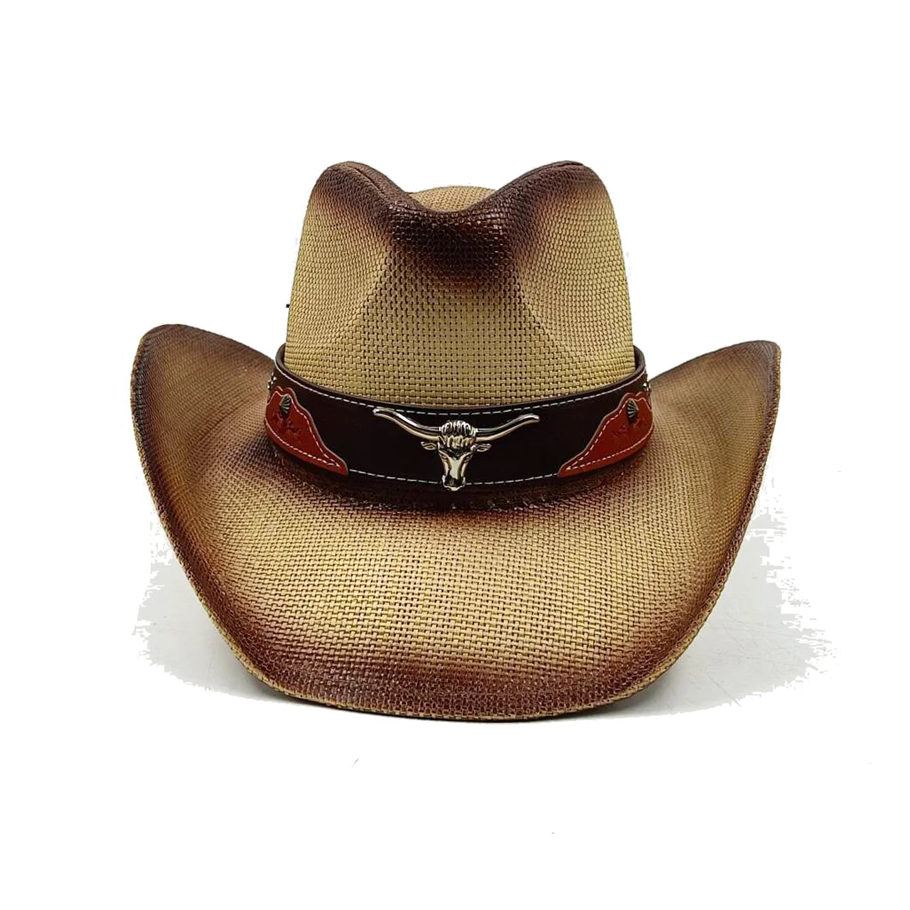 Summer Straw Cowboy Hat Hollow Woven Straw Hat