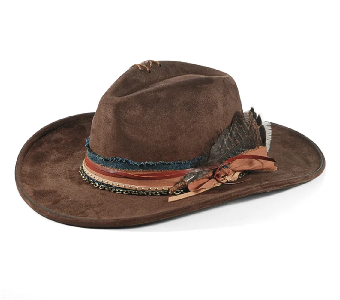 Handmade Fedora Hat Suede Men's And Women's Hat