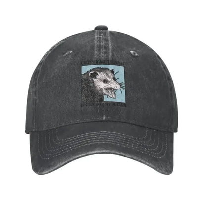Let's Eat Trash Get Hit By A Car Baseball Cap Hip Hop Women Men's