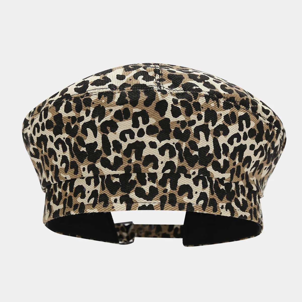 Newsboy Caps Fashion Women Leopard Print Octagonal Hat