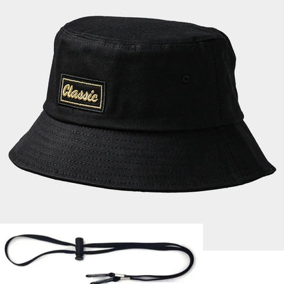 Oversize Big Head Cotton Bucket Hat Fisherman Fishing Plus Size Sun Cap Kids Boys Girls
