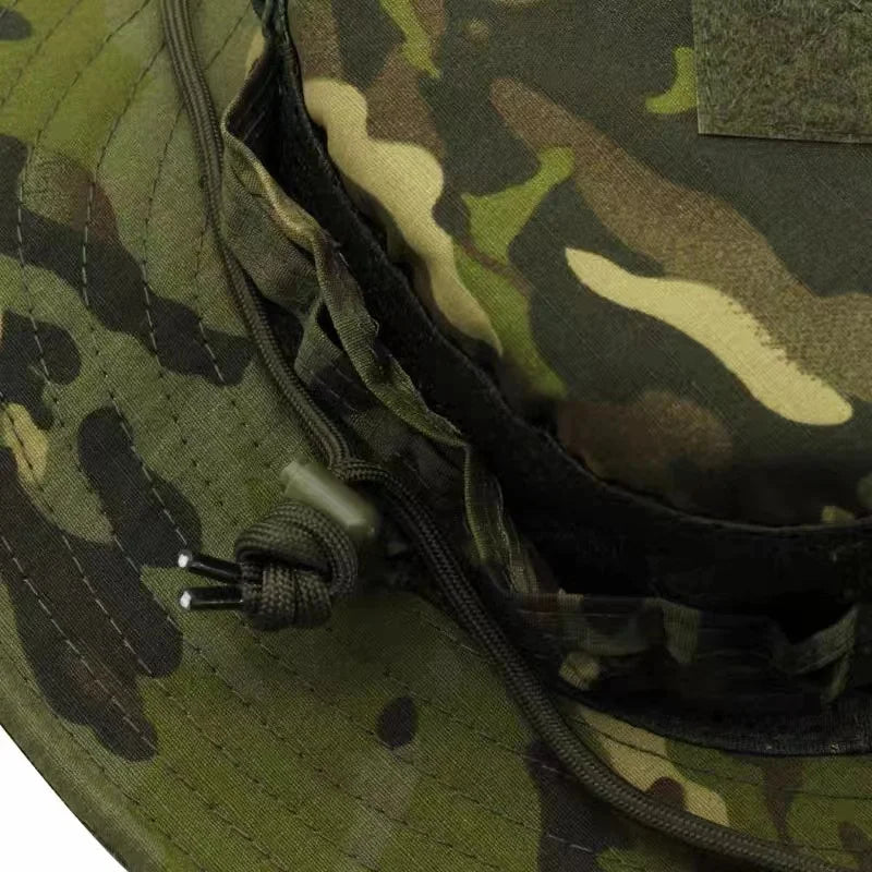 New Camo Tactical Enthusiasts Square Pocket Bonnie Cap Outdoor