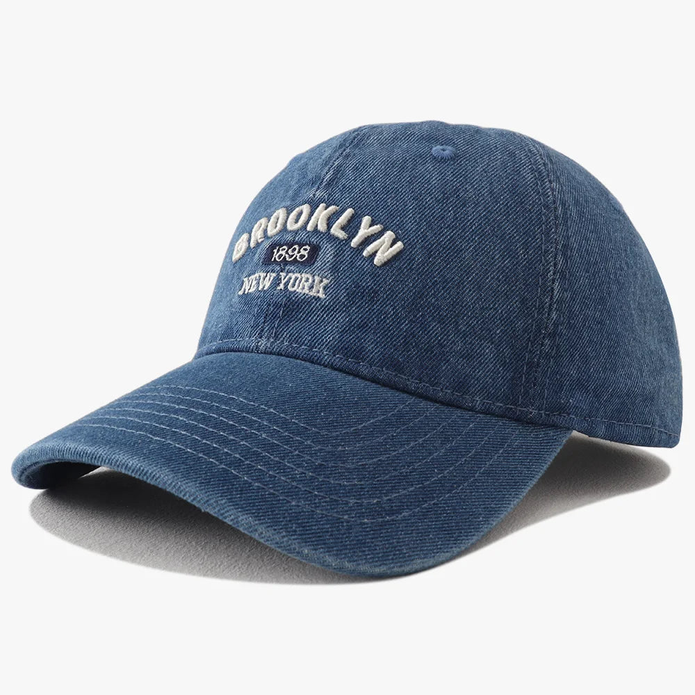 2025 New Vintage Denim Visors Hat Fashion Jeans Baseball Cap