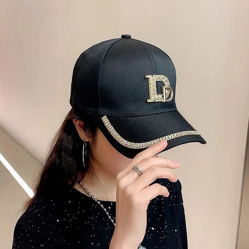 2026 Fashion Diamond D Letter Baseball Cap