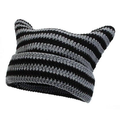 Casual Cute Cat Ears Japanese Beanie Hat