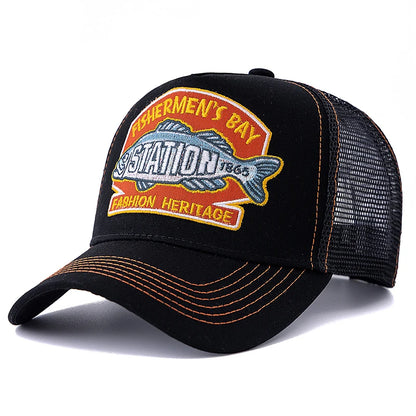 Unisex Summer Fishing Cap Breathable Mesh Baseball Hat Men Women