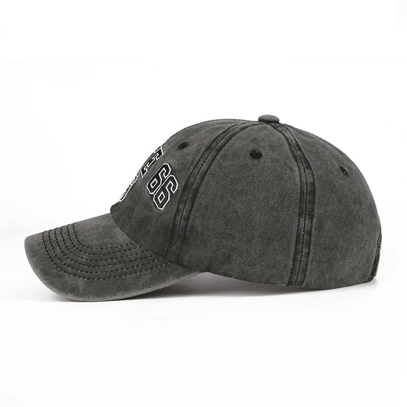 Fashion Washed Cotton Baseball Caps For Men Women