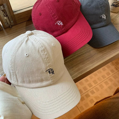 New Cotton Embroidery Letters Baseball Cap