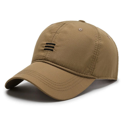 Simple Embroidery Quick Drying Hat Summer Outdoor Sport Baseball Cap