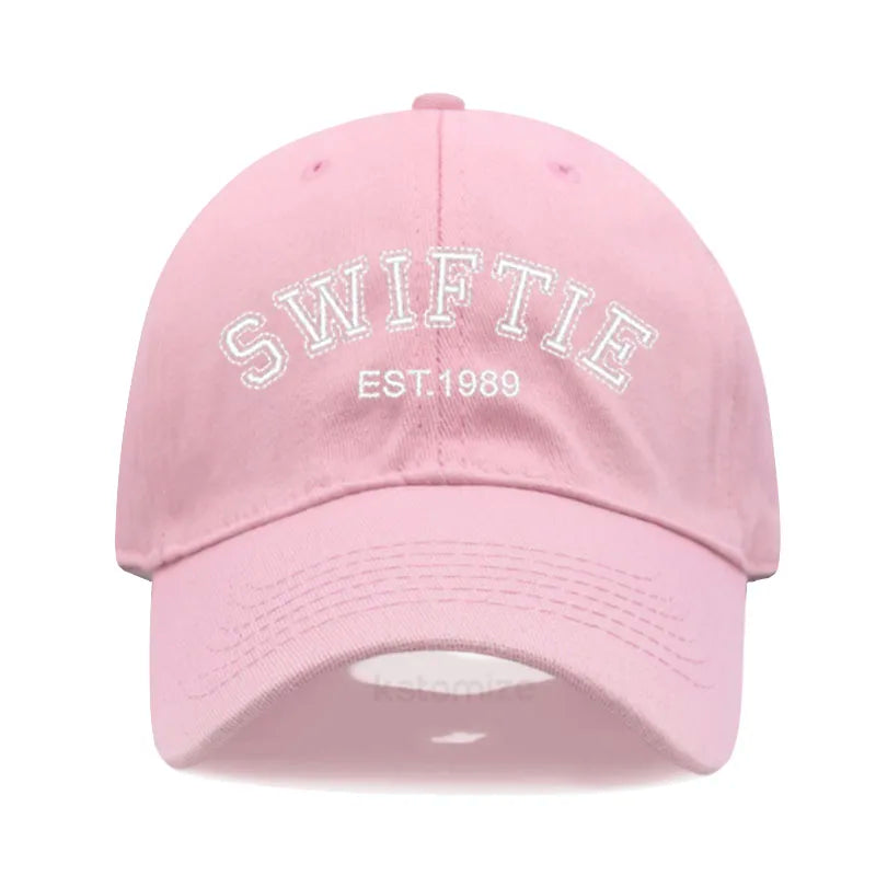 1989 Embroidery Baseball Cap for Men Women Unisex Washed Cotton