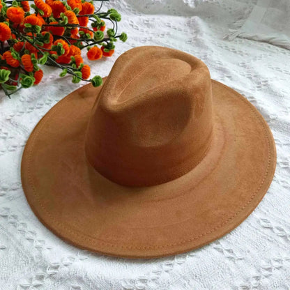 Vegan Suede Fedora Rancher Hats Blank Hats