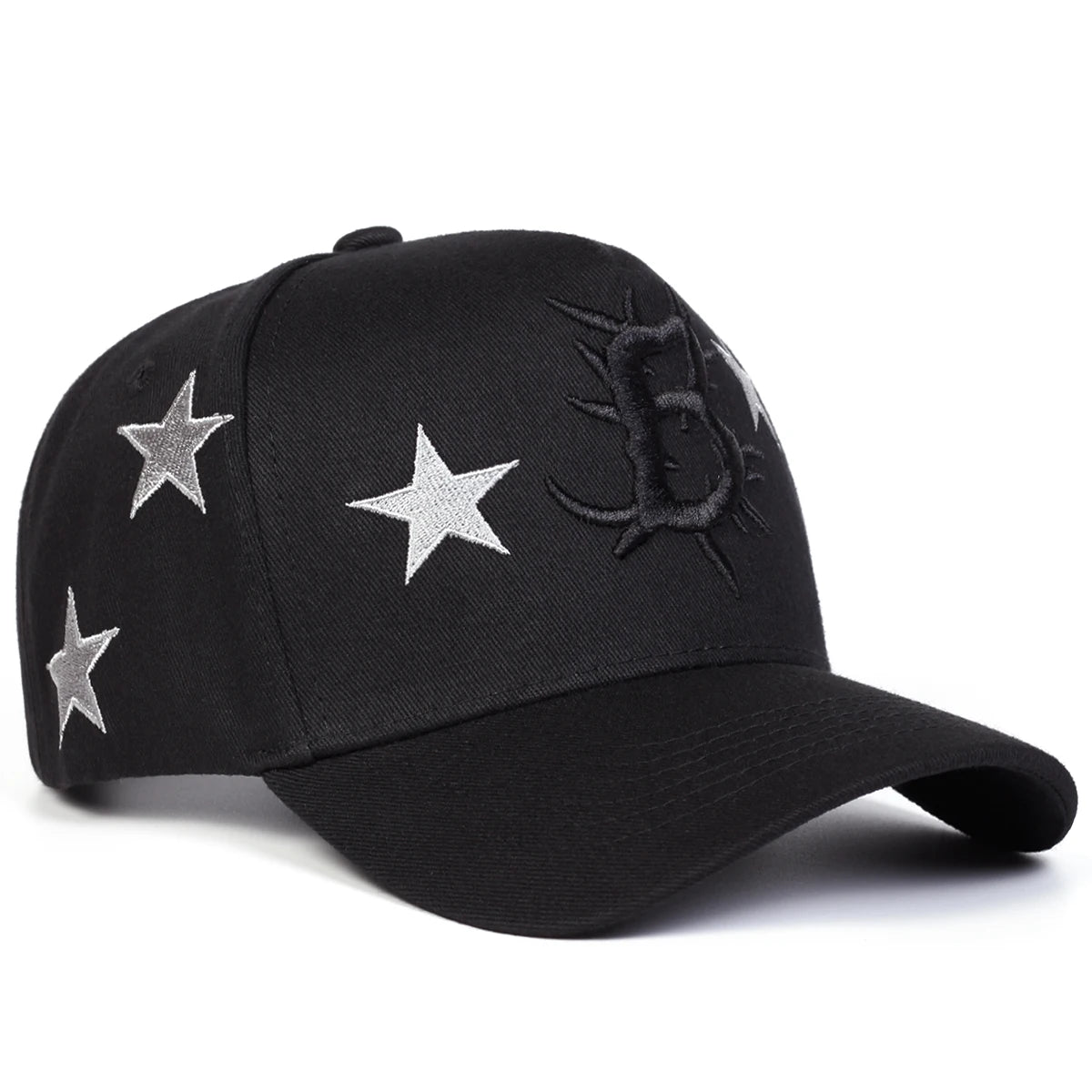 Unisex B Stars Embroidery Baseball Caps Spring Autumn Outdoor Adjustable Casual Hats Sunscreen Hat Sports Cap