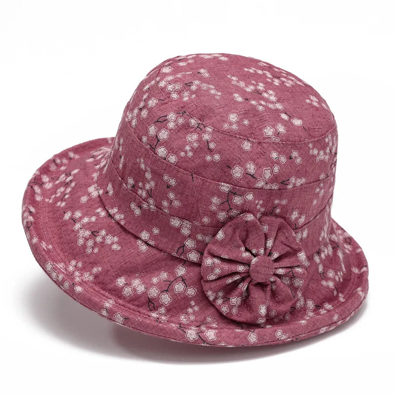 Panama Women's Bucket Basin Fisherman Hat