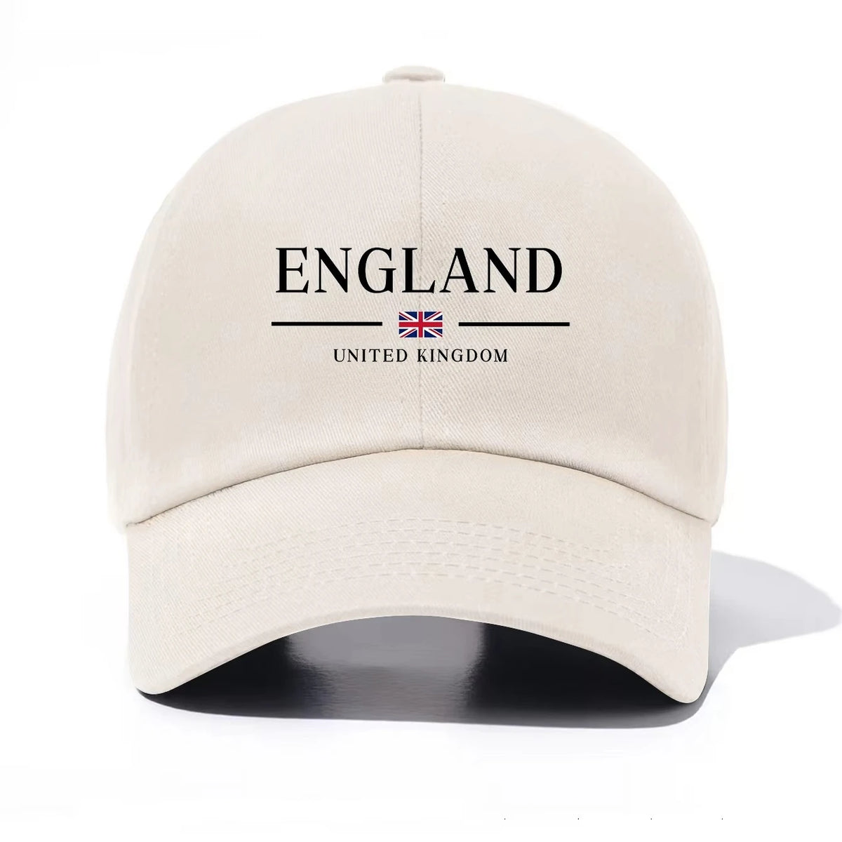Fashion Casual England Print Baseball Cap Adult Child Minimalist Retro Style Casual Soft Adjustable Perfect As Gift Baseball Cap