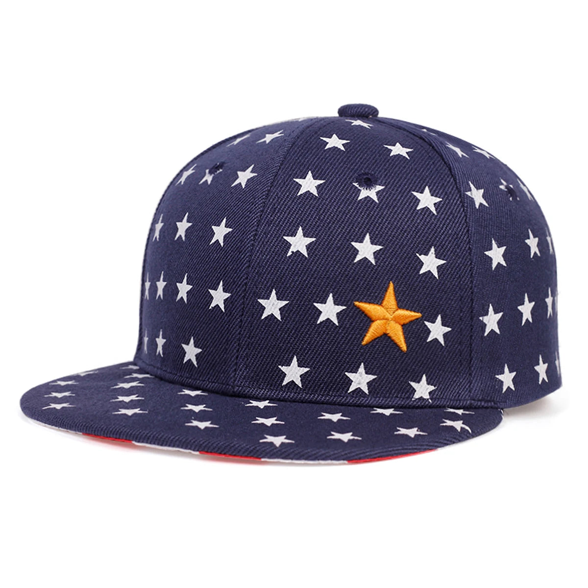 Children Five Pointed Star Embroidery Baseball Caps