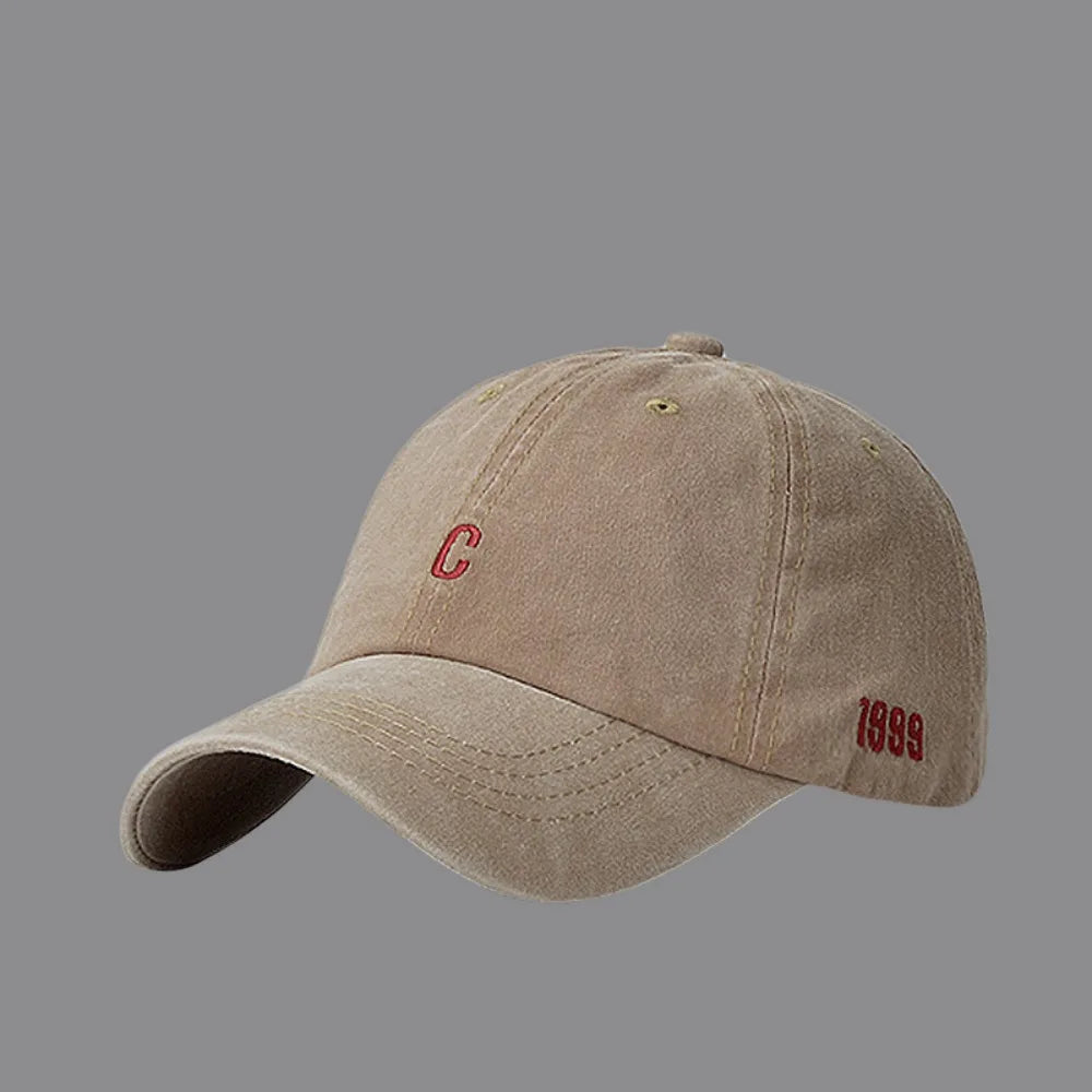Vintage Letters C Embroidery Baseball Caps Adjustable