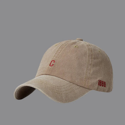 Vintage Letters C Embroidery Baseball Caps Adjustable
