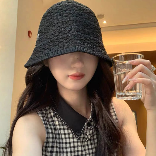 Straw Hat Summer Women Visor Bucket Hat