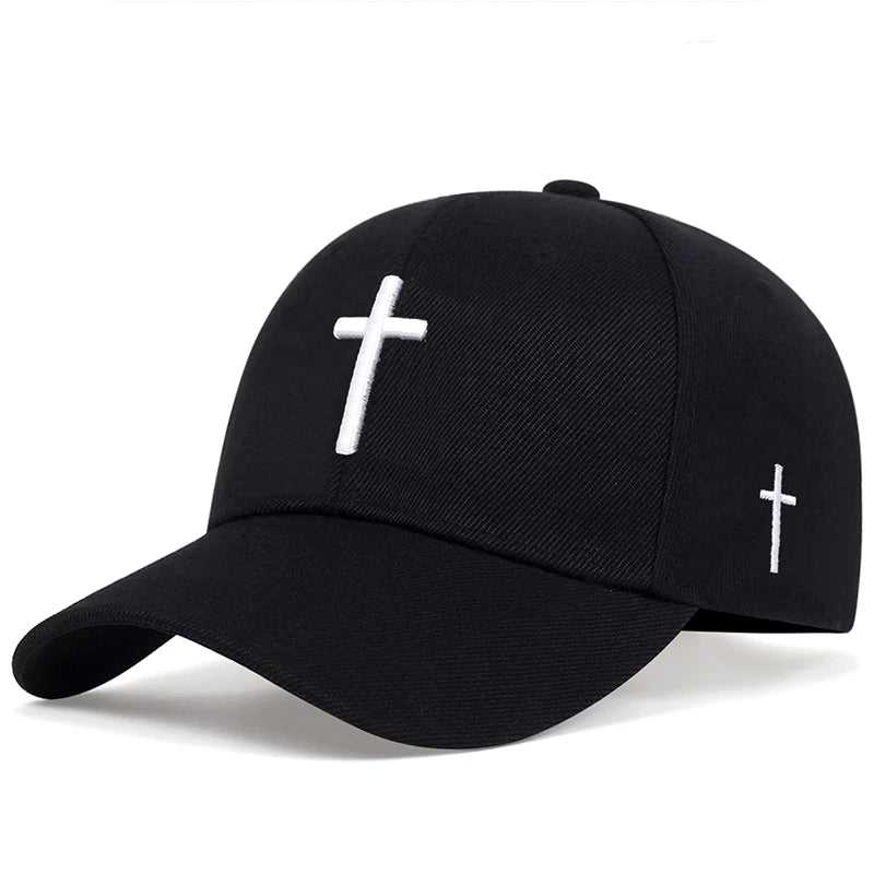 Unisex Cross embroidery Baseball Cap