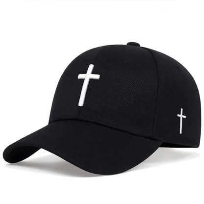 Unisex Cross embroidery Baseball Cap