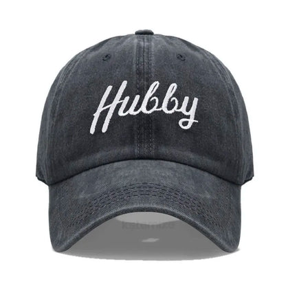 Embroidered Wifey & Hubby Hat Soft Cotton