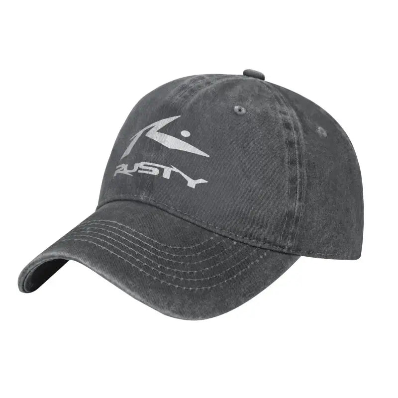 Rusty Print Baseball Caps Classic Cotton Distressed Washed Headwear for Men Women