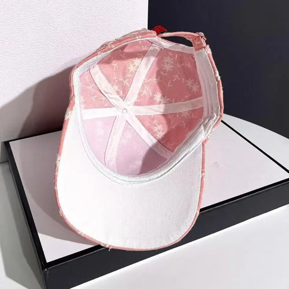 Fashion Little Flower Ladies Sun Hat Elegant Adjustable