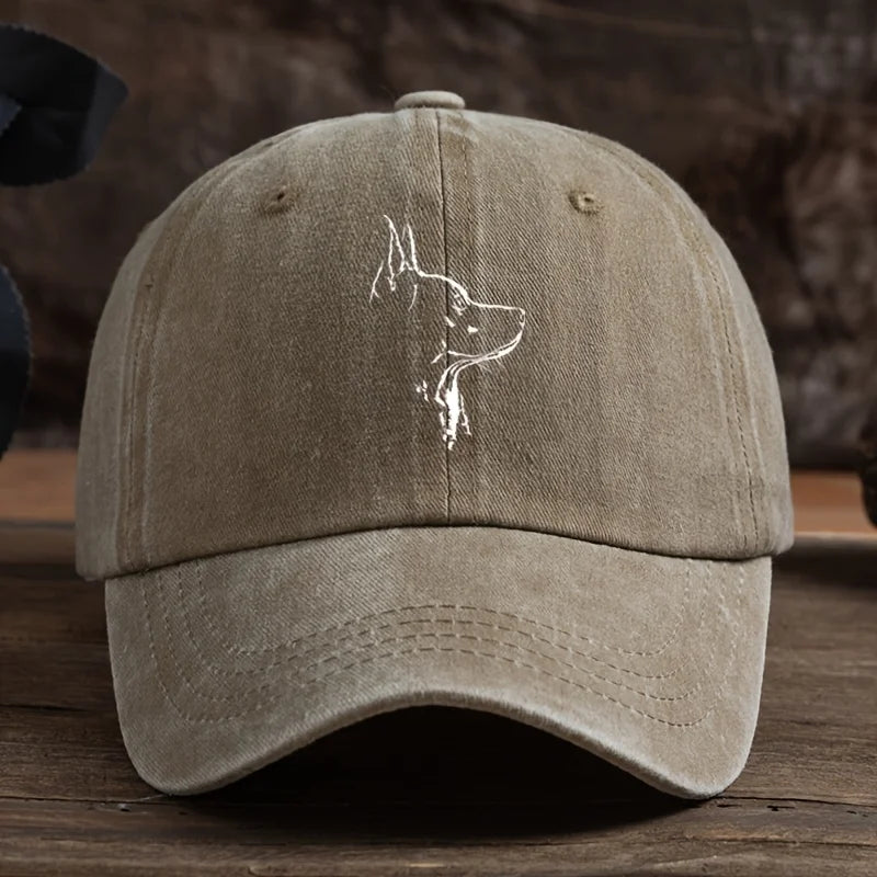 Men' & Women' Wolf Head Print Baseball Cap
