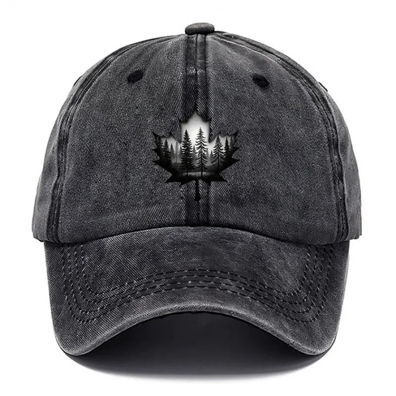 Design Style Maple Leaf Printed Hat