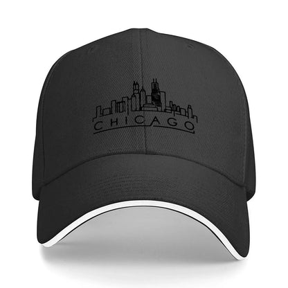 Chicago Baseball Cap Hip Hop Designer Hat Visor Anime Golf Men Women's