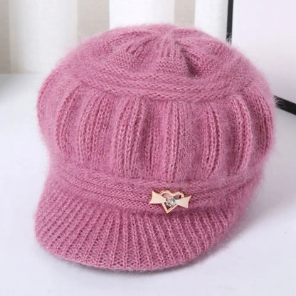 Knitted Knitted Hat Fashion Ear Guard Keep Warm Peaked Cap