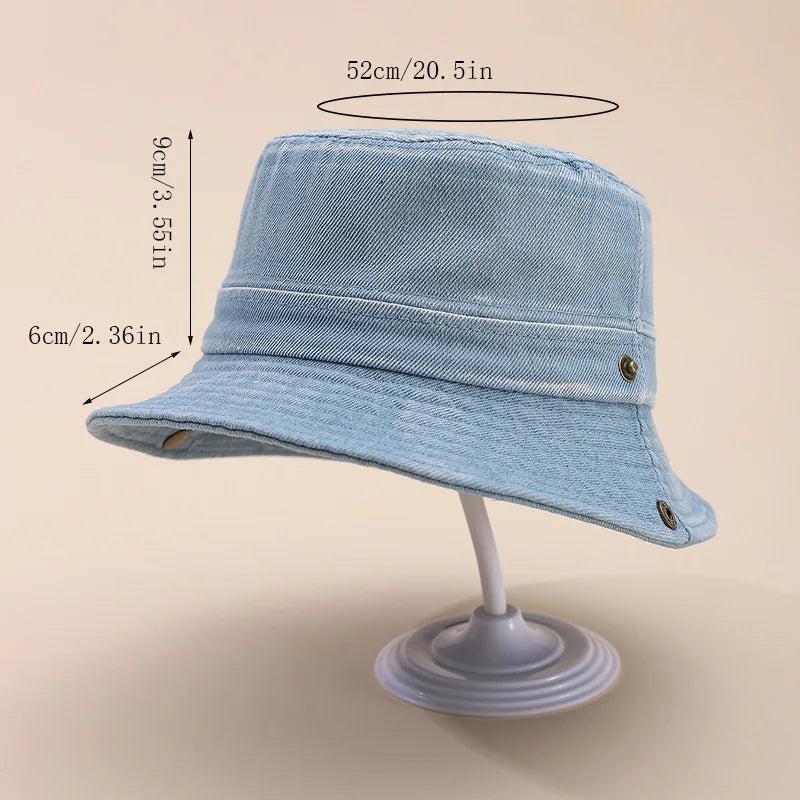 Children's Spring Plain Simple Western Cowboy Fisherman Hat
