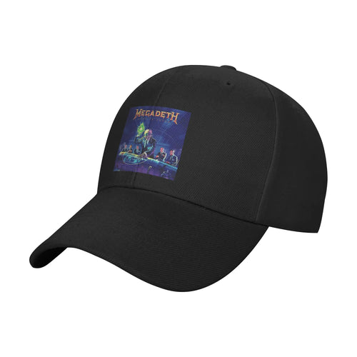 Unisex Baseball Hats Megadeth Rock Band Dave Mustaine Outdoor Streetwear Summer Sports