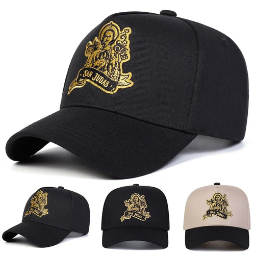 Unisex San Judas Letter Embroidery Baseball Caps Spring and Autumn