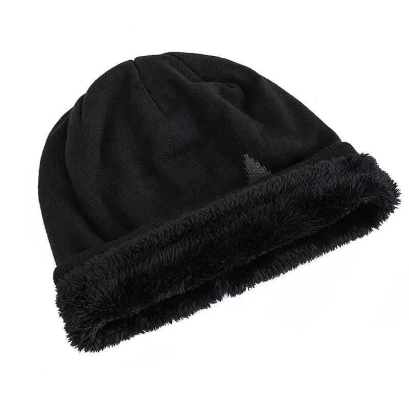 New Unisex Slouchy Winter Hats Five Star Pattern Warm Hats