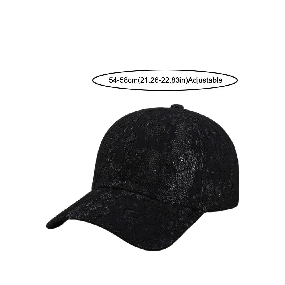Fashion Breathable Floral Lace Baseball Cap