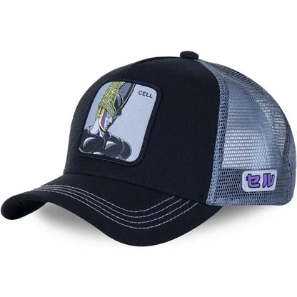 Dragon Ball Son Goku Cap Summer Travel Peaked Cap Men's Embroidery Hip-Hop Cap