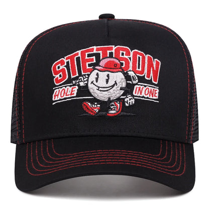 Mesh Hat Stetson Snowman Baseball Hat Unisex
