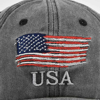 Unisex Tactical Military Baseball Cap Fashion Cotton USA American Flag
