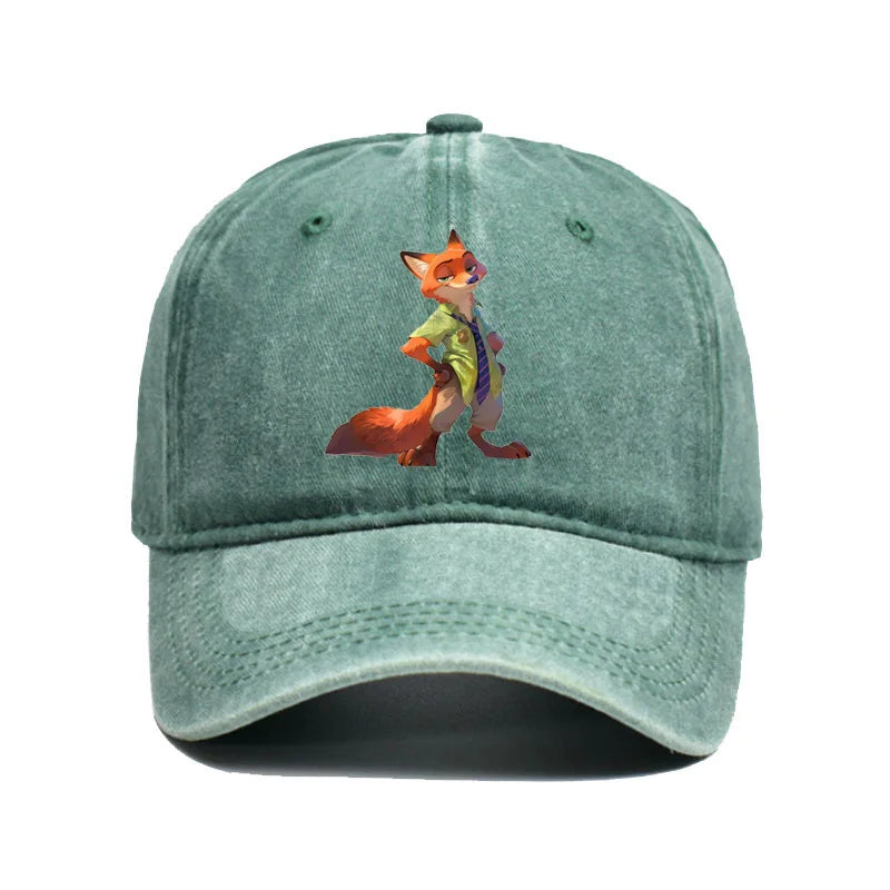 Cartoon Zootopia Three-toedSloth Baseball Cap
