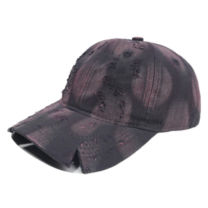 New Vintage-Style Distressed Baseball Cap For Women