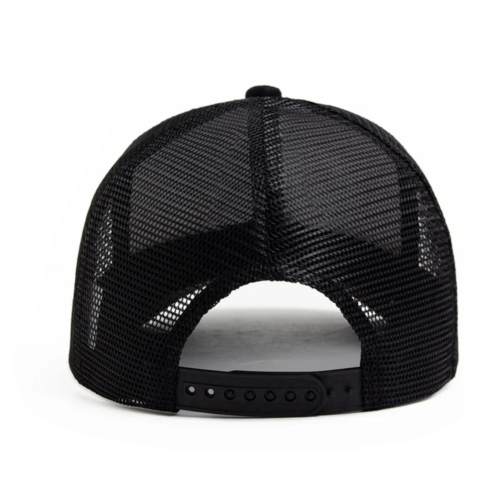 Summer Suede  Men Mesh Baseball Cap